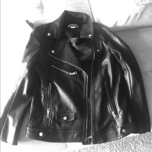 h&m leather jacket